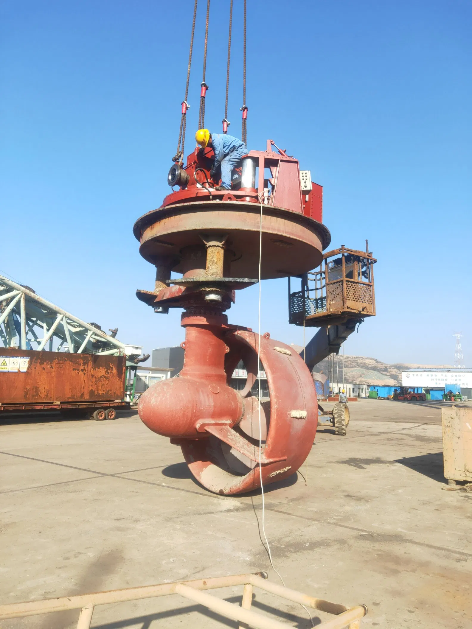 Boat Propeller L-Drived Well Mounted Azimuth Thruster With Controllable Pitch factory
